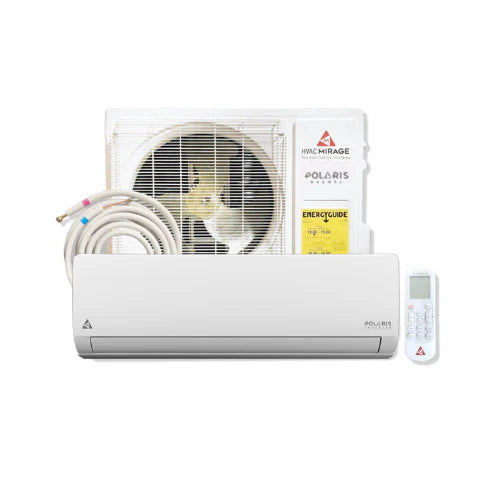 Mirage Polaris 18000 BTU 21 SEER2 Ductless Mini Split AC and Heat Pump - 220V/60Hz