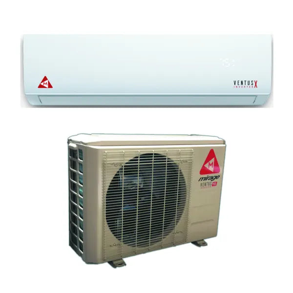 12,000 BTU Mirage Ventus X 19 SEER2 110V Mini Split Heat Pump